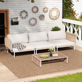 Naturally Provinicial Florence Outdoor Armless Lounge Chair