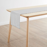 Linen House Nimes Pale Grey Table Runner