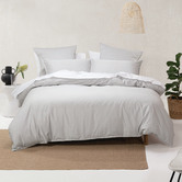 Linen House Silver Nara Cotton &amp; Bamboo Quilt Cover Set