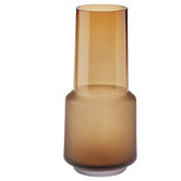 Linen House Brown Draper Glass Vase