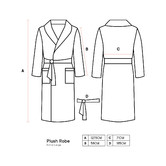 Linen House Adults Plush Bathrobe