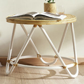 Linen House Natural Beechmont Rattan Side Table