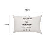 Linen House Everyday 2PK 600GSM Standard Pillows