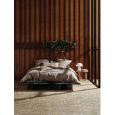 Linen House Walnut Stornoway Cotton Quilt Cover Set