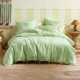 Linen House Green Apple Ferrara Quilt Cover Set