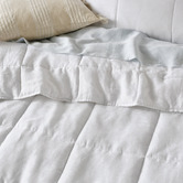 Linen House White Nimes Queen Coverlet