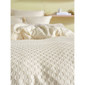 Linen House Vanilla Raquelle Quilt Cover Set