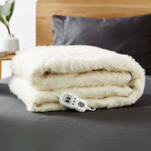 Linen House Seroina Australian Wool Fleece Electric Blanket