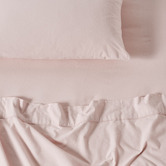 Linen House Plain Dyed Cotton Flannelette Sheet Set