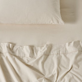 Linen House Plain Dyed Cotton Flannelette Sheet Set