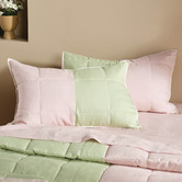 Linen House Nimes Patchwork Linen Pillow Shams