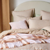 Linen House Clay Highland Cotton Quilt Cover Set