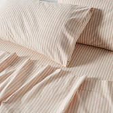 Linen House Rose Stripe Classic Cotton Sheet Set
