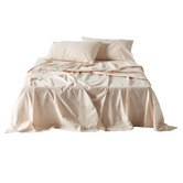 Linen House Rose Stripe Classic Cotton Sheet Set