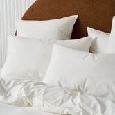 Linen House Snow Terra Organic Cotton Quilt Cover Set