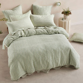 Linen House Leaf Majorca Cotton Quilt Cover Set