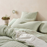 Linen House Leaf Majorca Cotton Quilt Cover Set