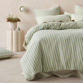 Linen House Leaf Majorca Cotton Quilt Cover Set