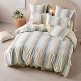 Linen House Saltwater Reverie Cotton &amp; Linen Quilt Cover Set