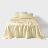 Linen House Lemon Nimes Linen Sheet Set