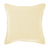 Linen House Lemon Nimes Tailored Linen Cushion