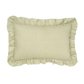 Linen House Nimes Ruffle Linen Cushion