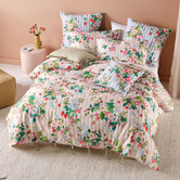 Linen House Keeley Cotton Sateen Quilt Cover Set