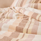 Linen House Peach Reverie Cotton &amp; Linen Quilt Cover Set