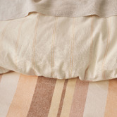 Linen House Peach Reverie Cotton &amp; Linen Quilt Cover Set