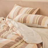 Linen House Peach Reverie Cotton &amp; Linen Quilt Cover Set