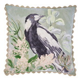 Linen House Morning Magpie Cotton Cushion