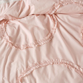 Linen House Pink Gianna Cotton Percale Quilt Cover Set