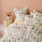Linen House Garden Bed Cotton Sateen Quilt Cover Set