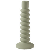 Linen House Twirl Stoneware Candle Holder