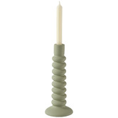 Linen House Twirl Stoneware Candle Holder