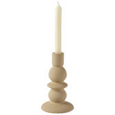 Linen House Spiral Stoneware Candle Holder