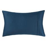 Linen House Navy Augusta Standard Pillowcase