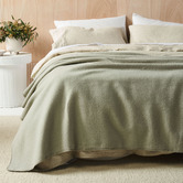 Linen House Solid Wool Blanket