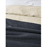 Linen House Solid Wool Blanket