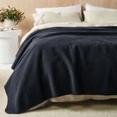 Linen House Solid Wool Blanket