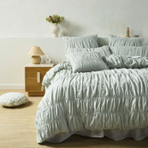 Linen House Layla Cotton Voile Quilt Cover Set