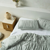 Linen House Layla Cotton Voile Quilt Cover Set