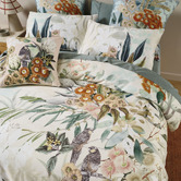 Linen House Eucalyptus Garden Cotton Sateen Quilt Cover Set