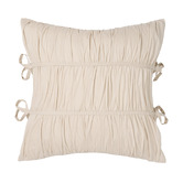 Linen House Natural Layla Cotton Voile Cushion