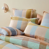 Linen House Hazelnut Eastwood Cotton Quilt Cover Set