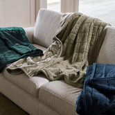 Linen House Bray Velvet Throw