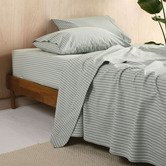 Linen House Stripe Classic Cotton Sheet Set