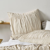 Linen House Natural Layla Cotton Voile European Pillowcase