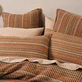 Linen House Cinnamon Dana Cotton Quilt Cover Set