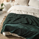 Linen House Sena Velvet Blanket